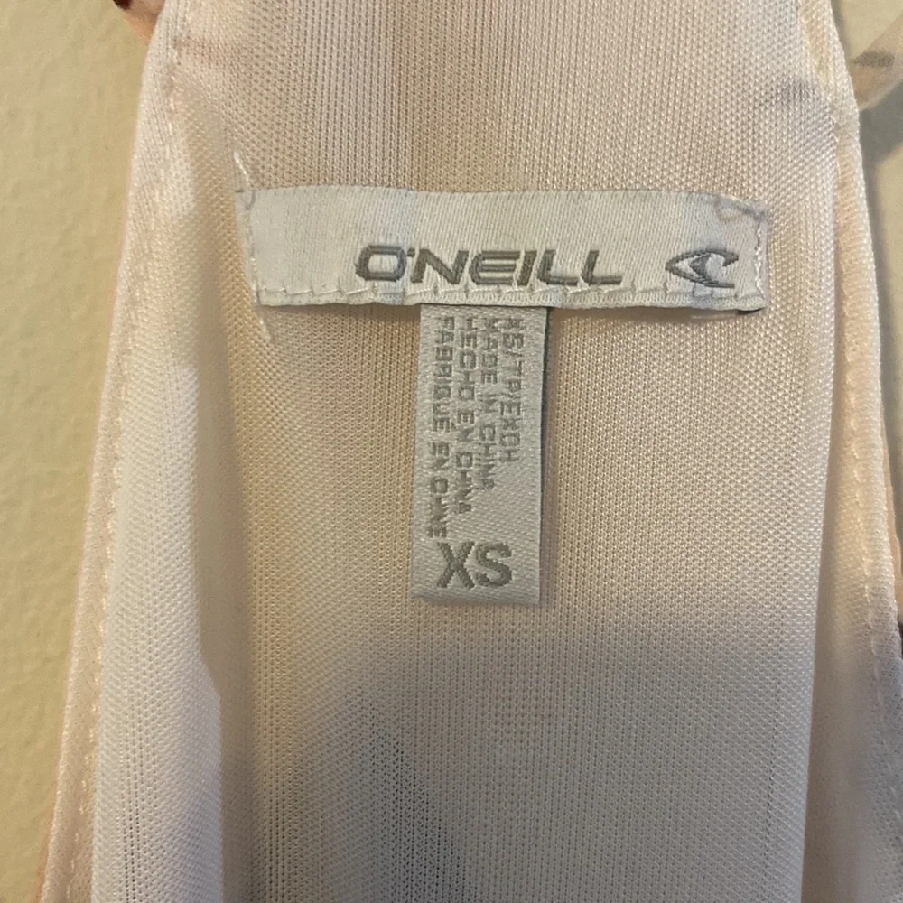 NWT, O’Neill, Bohemian Floral Dress, Pink & Lavender, Sheer w/ lining - Picture 2 of 10